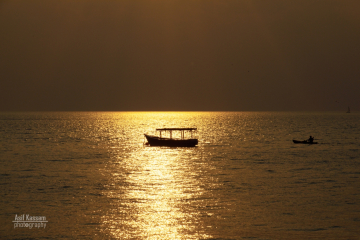 Sunset over Lake Malawi